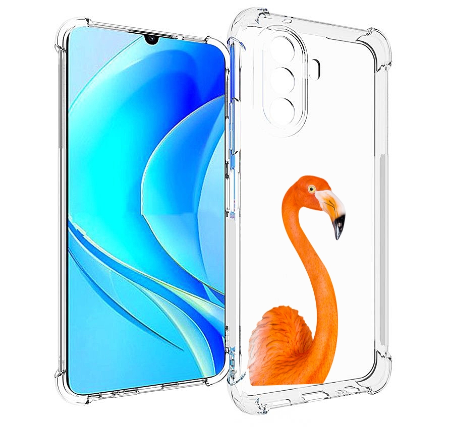 

Чехол MyPads оранжевый-фламинго для Huawei Nova Y70 / Nova Y70 Plus (MGA-LX9N), Прозрачный, Tocco