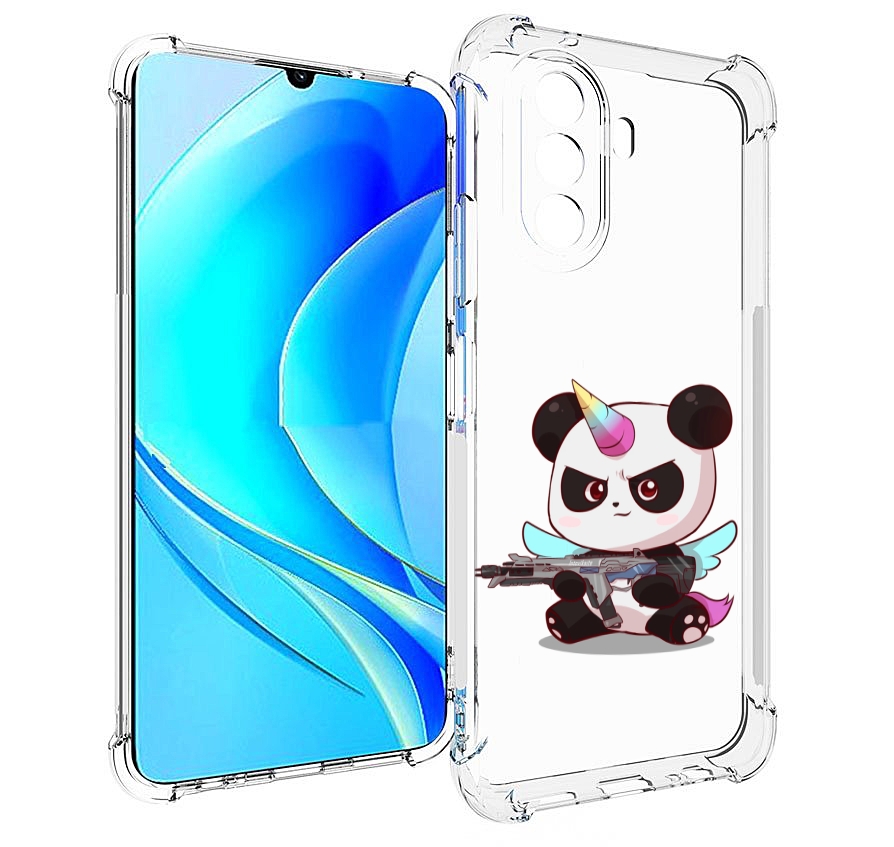 

Чехол MyPads панда-единорог детский для Huawei Nova Y70 / Nova Y70 Plus (MGA-LX9N), Прозрачный, Tocco