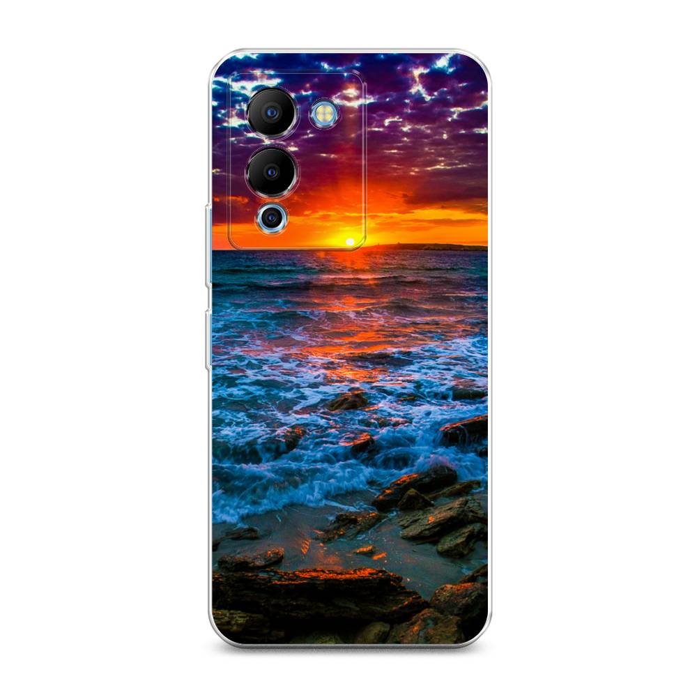 

Чехол для Infinix Note 12 G96 "Закат 1", Оранжевый;синий, 3101550-2