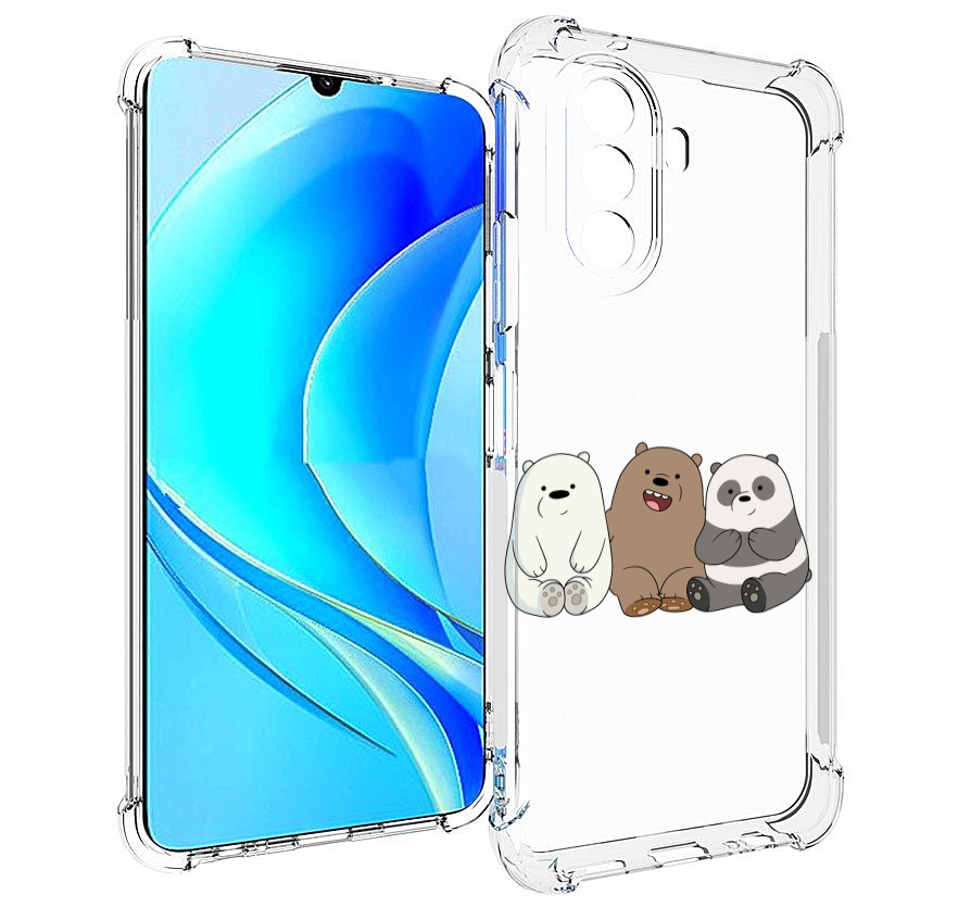 

Чехол MyPads панды детский для Huawei Nova Y70 / Nova Y70 Plus (MGA-LX9N), Прозрачный, Tocco