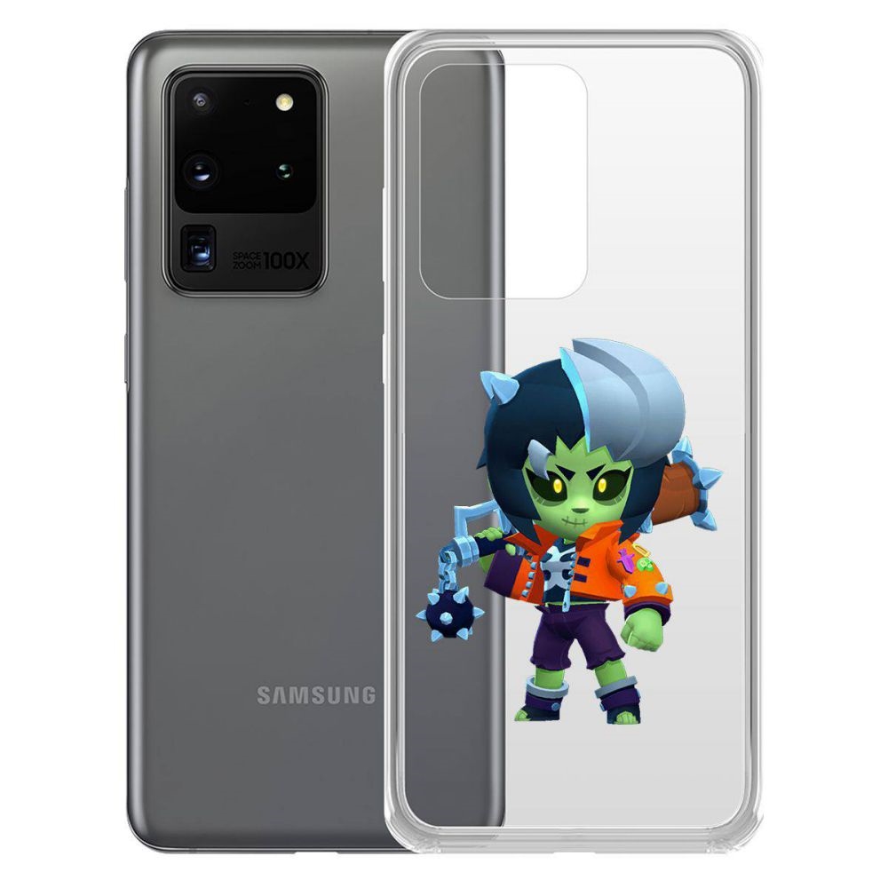

Чехол-накладка Brawl Stars-ЗомБиби для Samsung Galaxy S20 Ultra (G988)