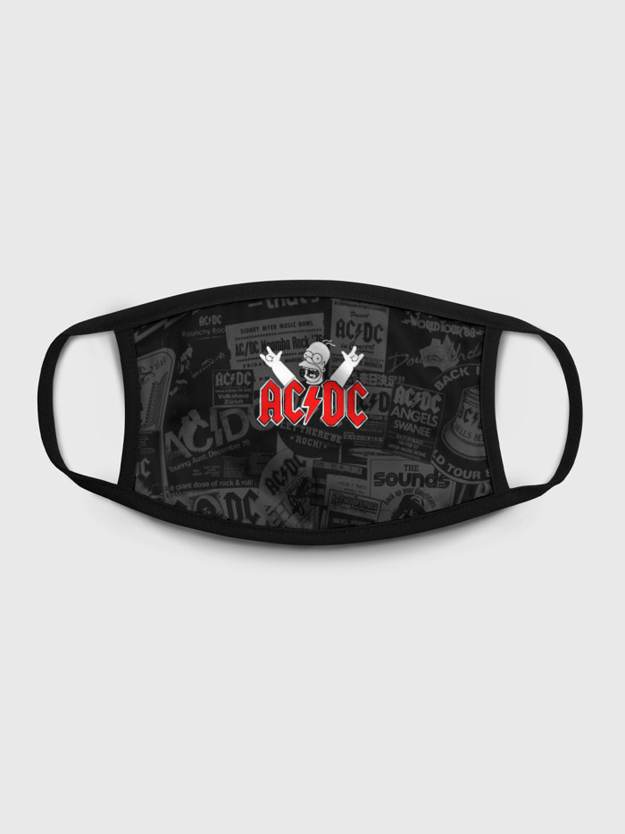 

Многоразовая маска унисекс Burnettie Ac/Dc, Разноцветный, Ac/Dc
