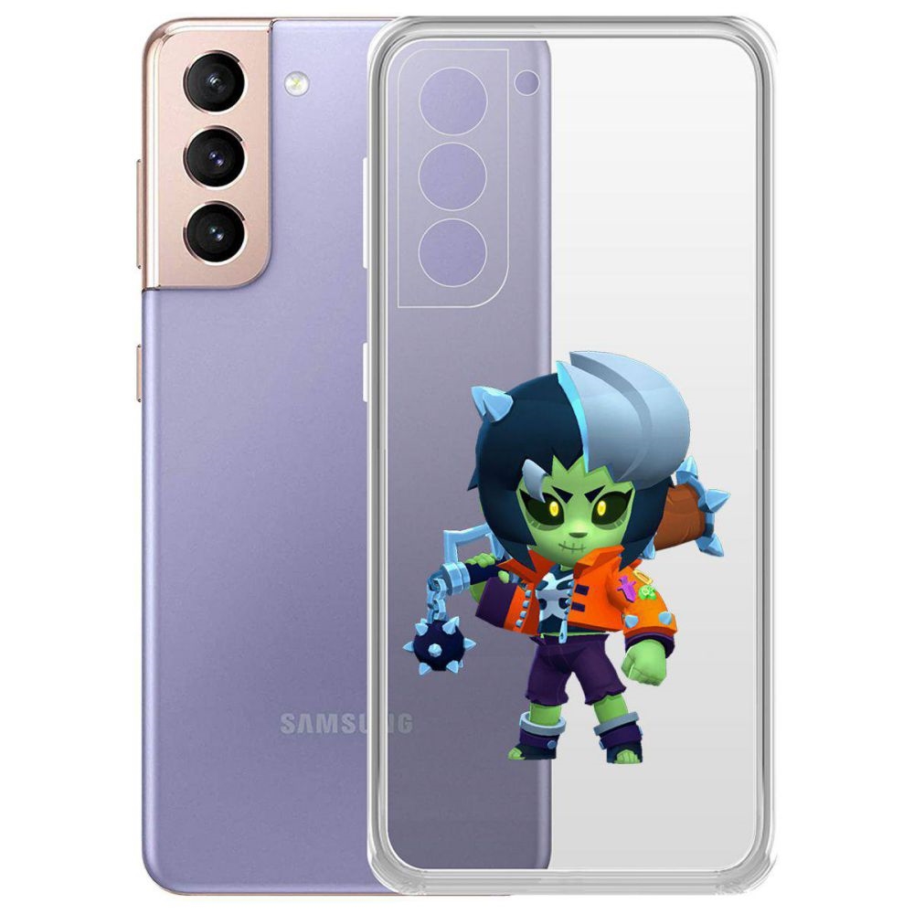 

Чехол-накладка Brawl Stars-ЗомБиби для Samsung Galaxy S21+ (G996)