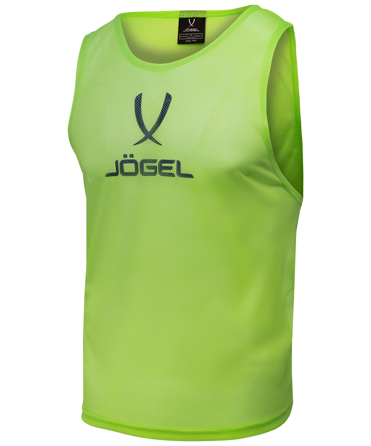 Манишка Jogel Training Bib сетчатая, зеленый, размер S, 1 шт.
