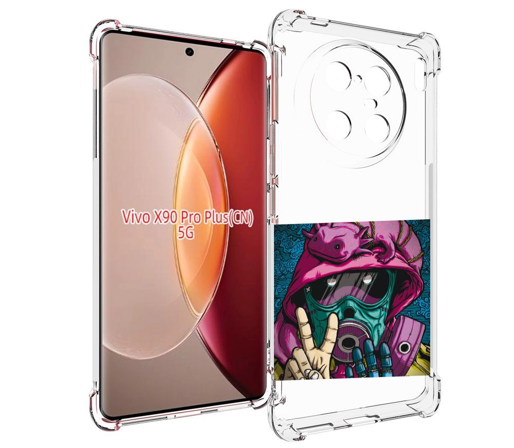 

Чехол MyPads Всем-мир для Vivo X90 Pro Plus, Прозрачный, Tocco
