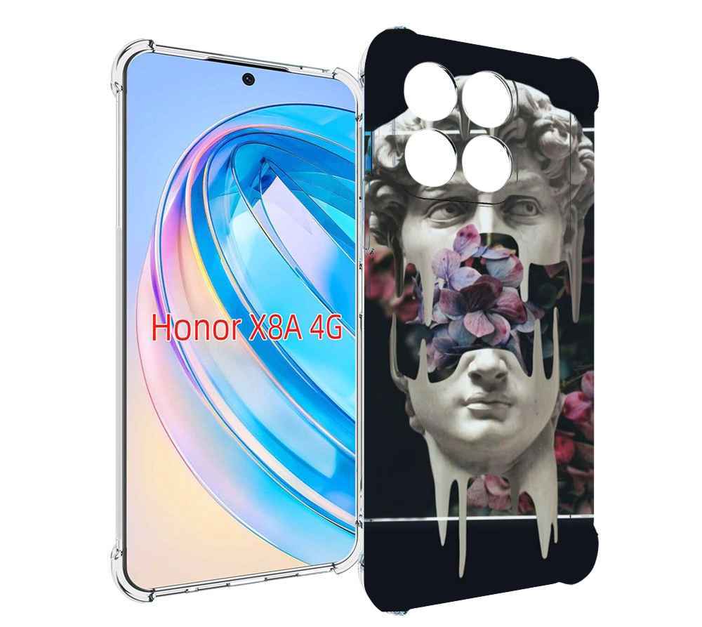 

Чехол MyPads статуя-с-цветами-внутри для Honor X8a, Tocco