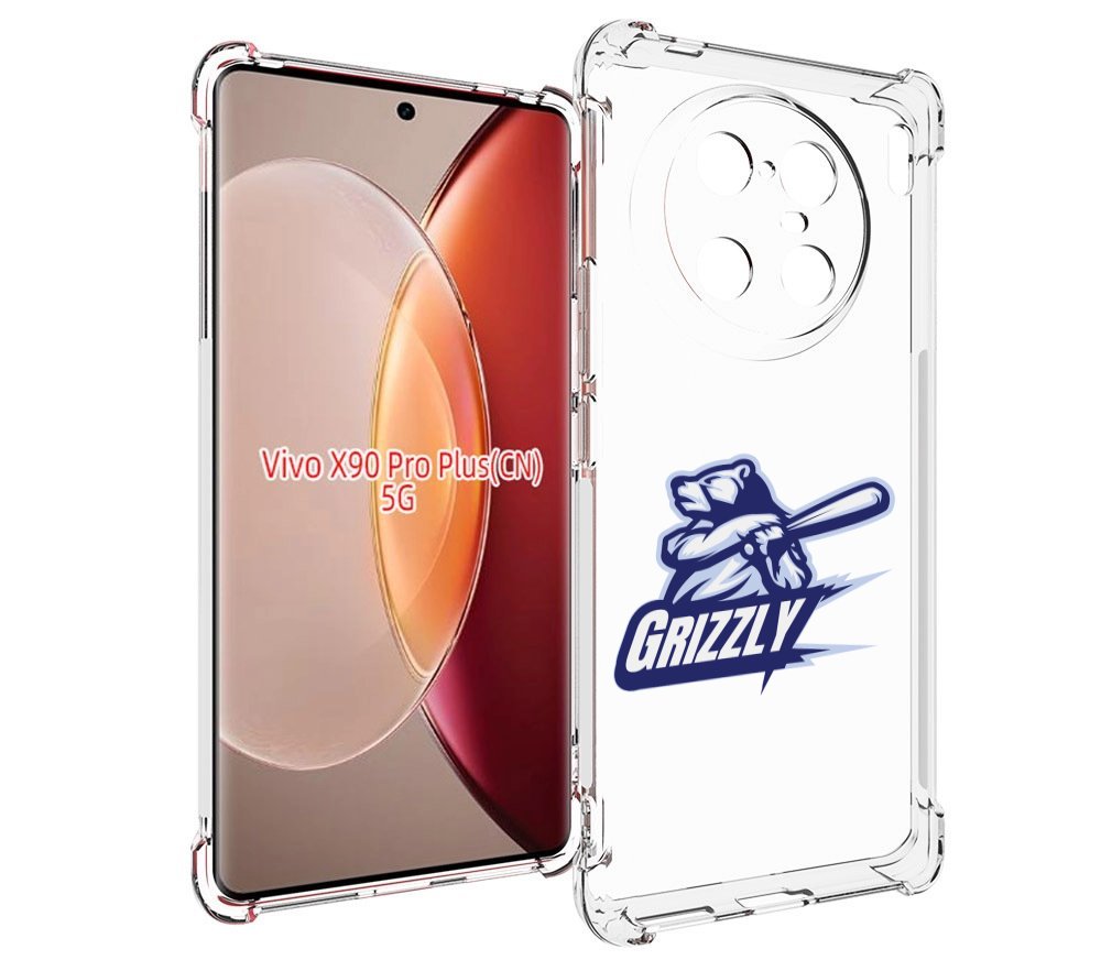 

Чехол MyPads Гризли для Vivo X90 Pro Plus, Прозрачный, Tocco