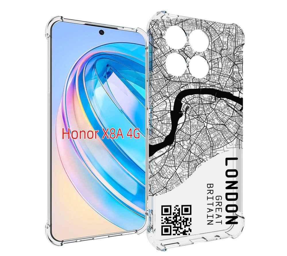 

Чехол MyPads схема-лондон для Honor X8a, Tocco