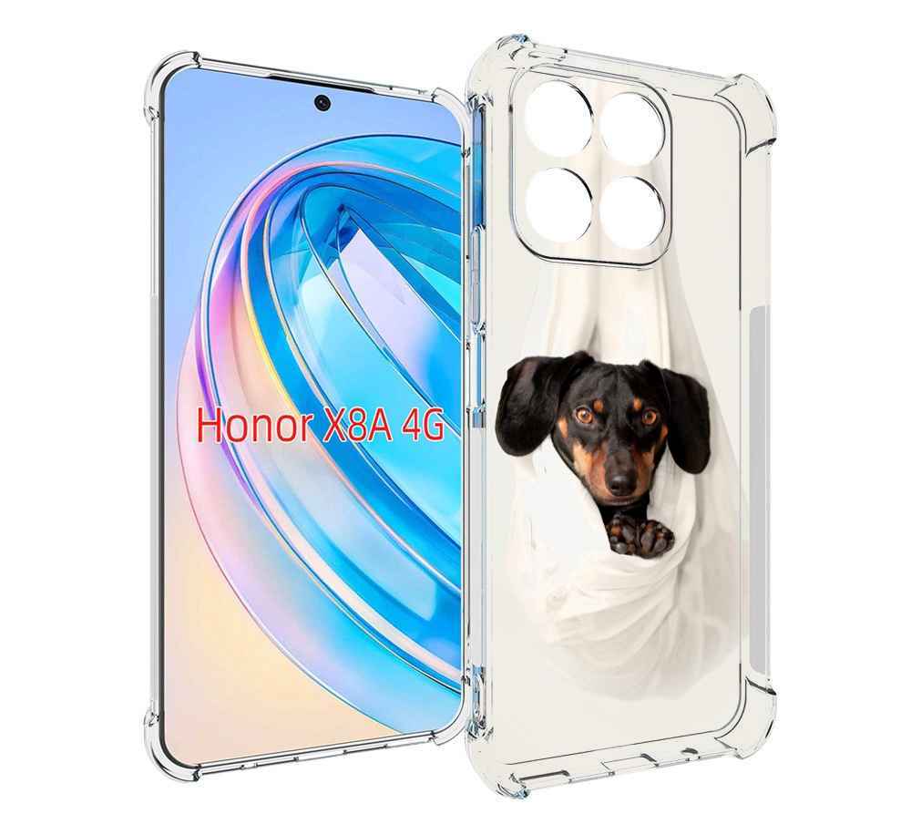 

Чехол MyPads такса собака для Honor X8a, Tocco