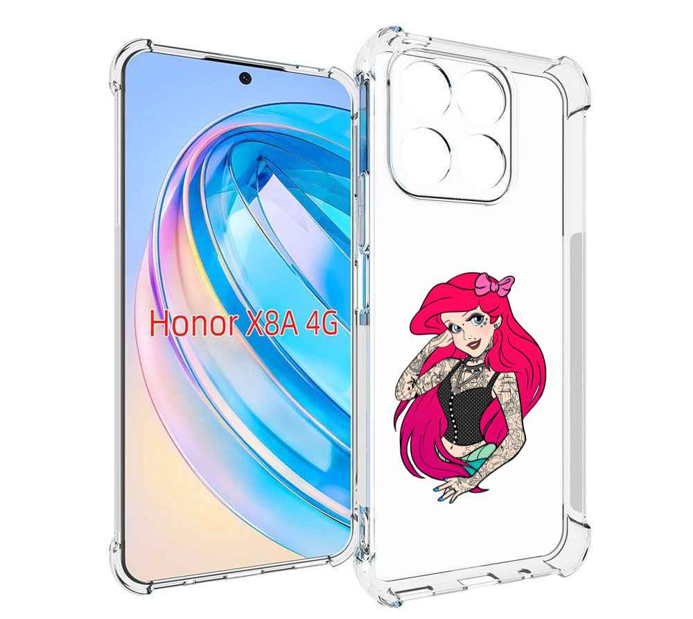 

Чехол MyPads татуированная-принцесса женский для Honor X8a, Tocco