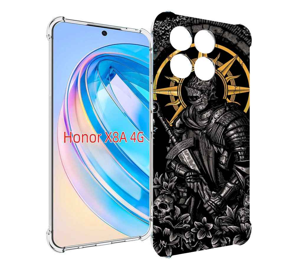 

Чехол MyPads темный железный рыцарь для Honor X8a, Tocco