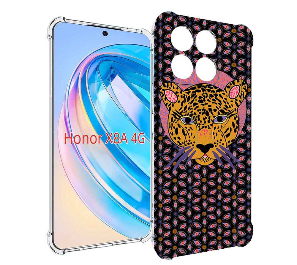 

Чехол MyPads тигр-в-глазах для Honor X8a, Tocco