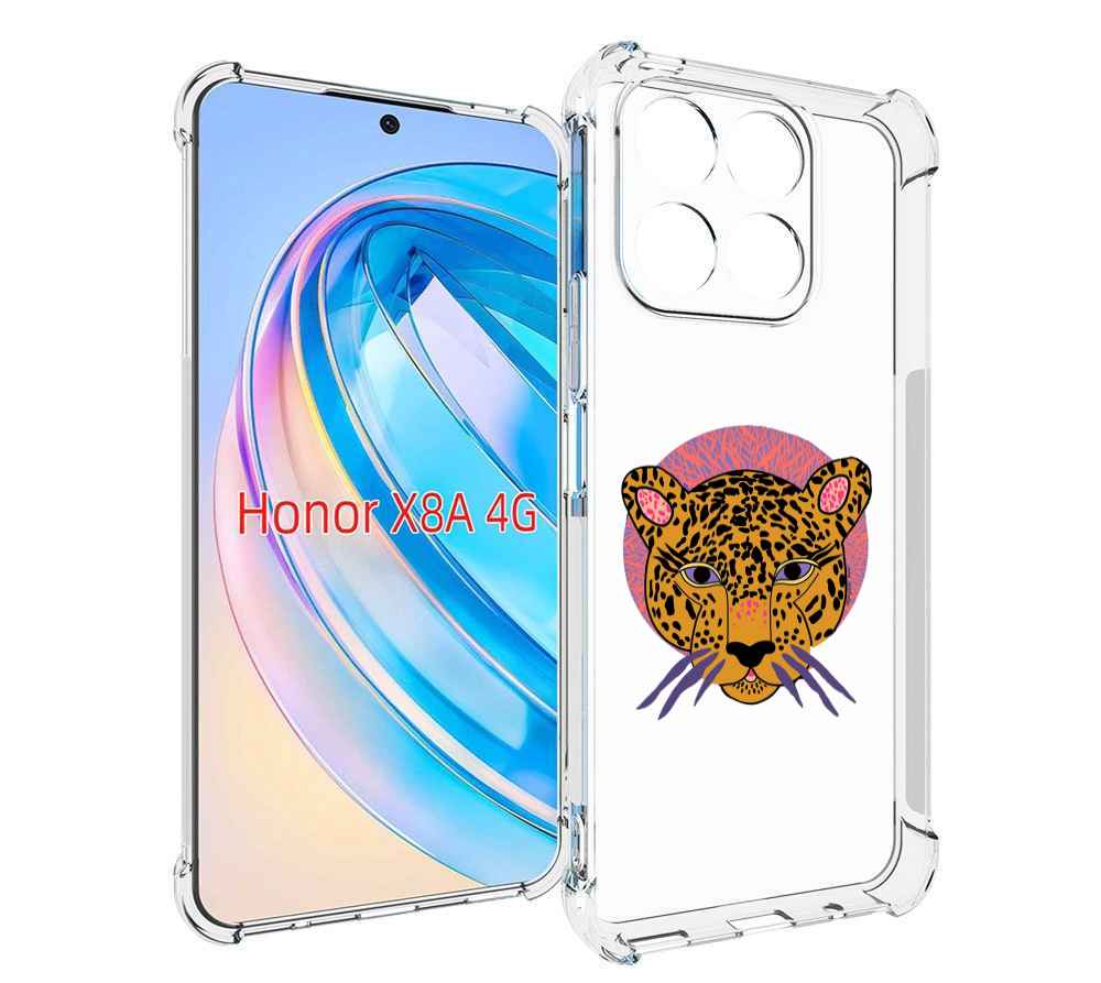 

Чехол MyPads тигр-в-кругу для Honor X8a, Tocco