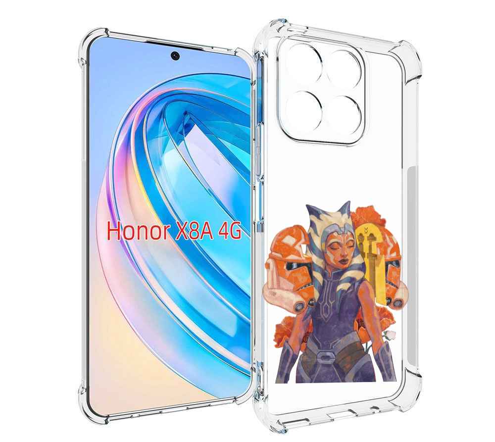

Чехол MyPads тогрута-асока-тано для Honor X8a, Tocco