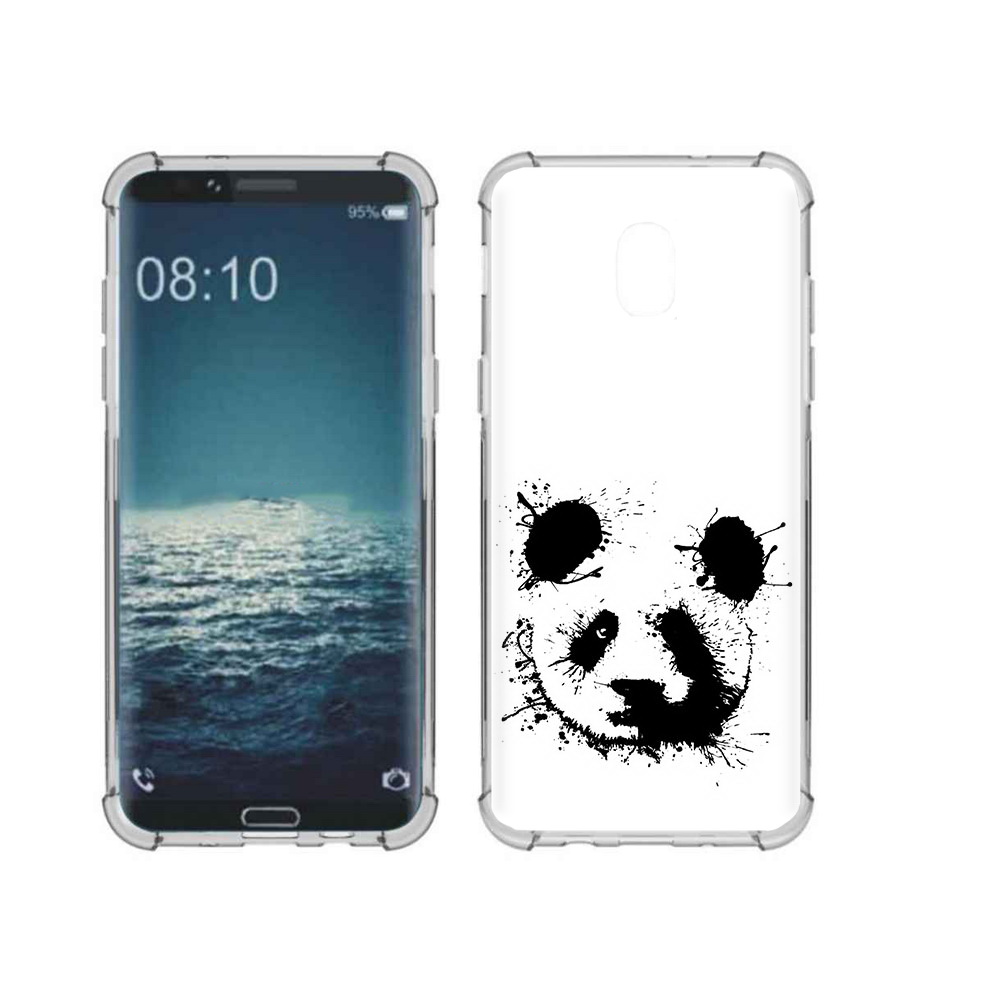 

Чехол MyPads Tocco для Samsung Galaxy J3 клякса-панда (PT226926.574.389), Прозрачный, Tocco