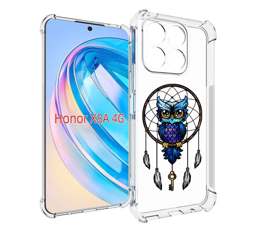 

Чехол MyPads умная-фиолетовая-сова для Honor X8a, Tocco