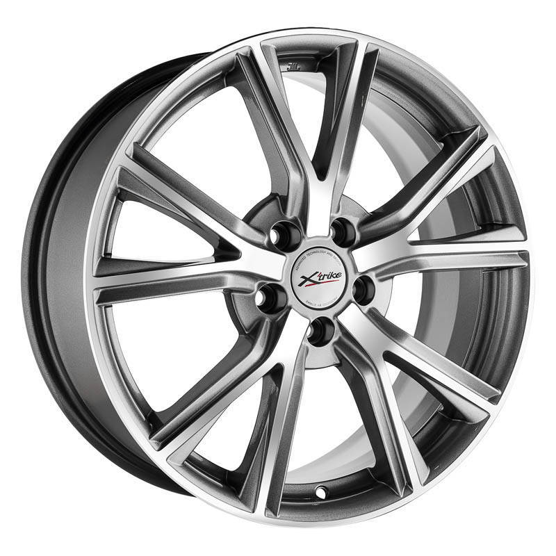

Колесный диск X'trike X-122 (HSBF) 7.5xR18 ET50 5*108 D63.35, Серебристый