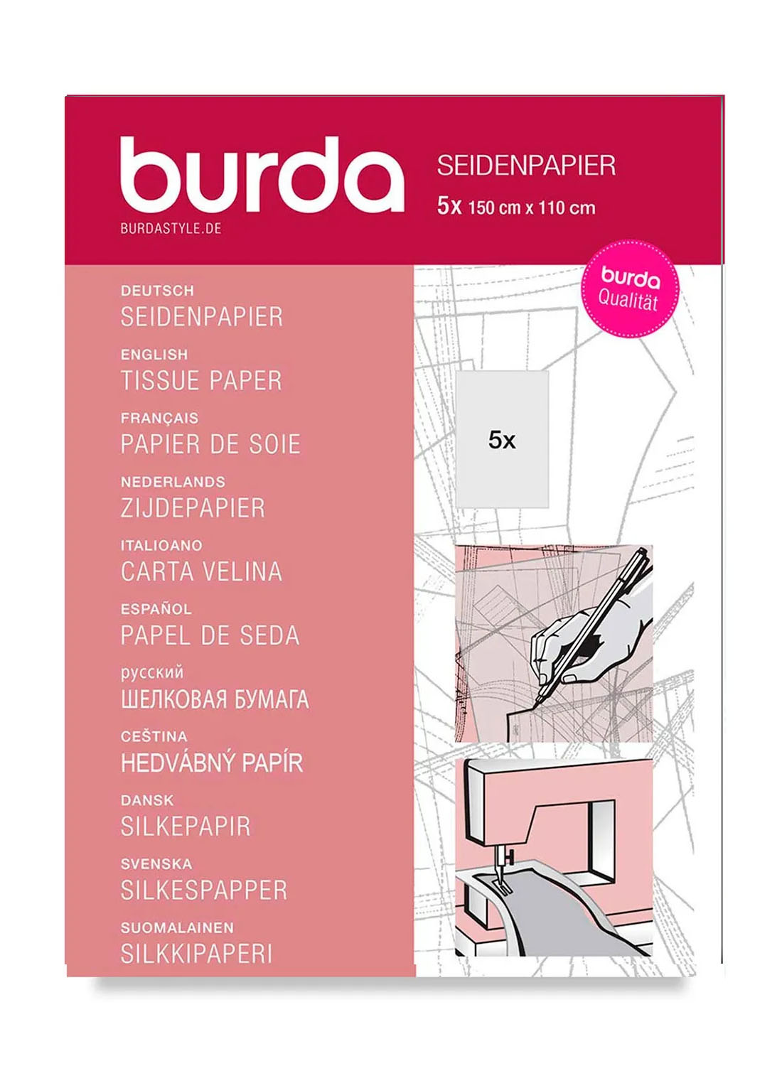 

Калька Burda для переноса выкроек