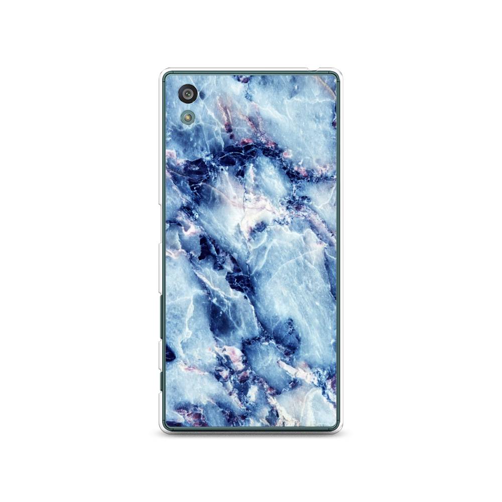 

Чехол на Sony Xperia Z5 (Z5 Dual) "Мрамор с синими прожилками", Синий, 52150-3