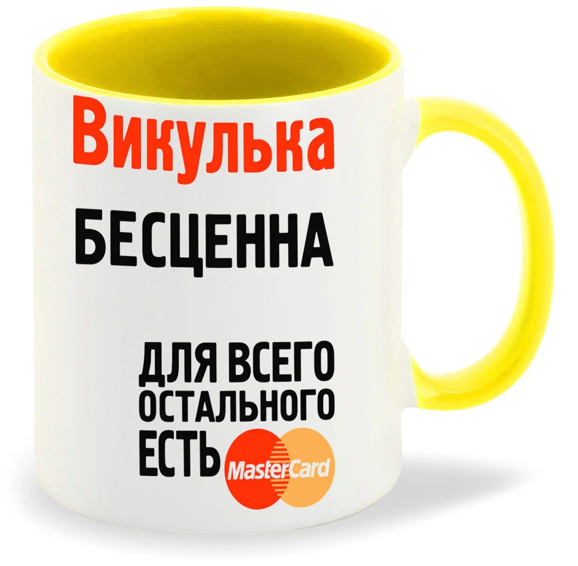 

Кружка CoolPodarok Викулька бесценна