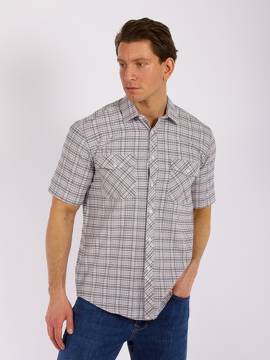 

Рубашка мужская PALMARY LEADING GD57001205 бежевая 3XL, Бежевый, GD57001205