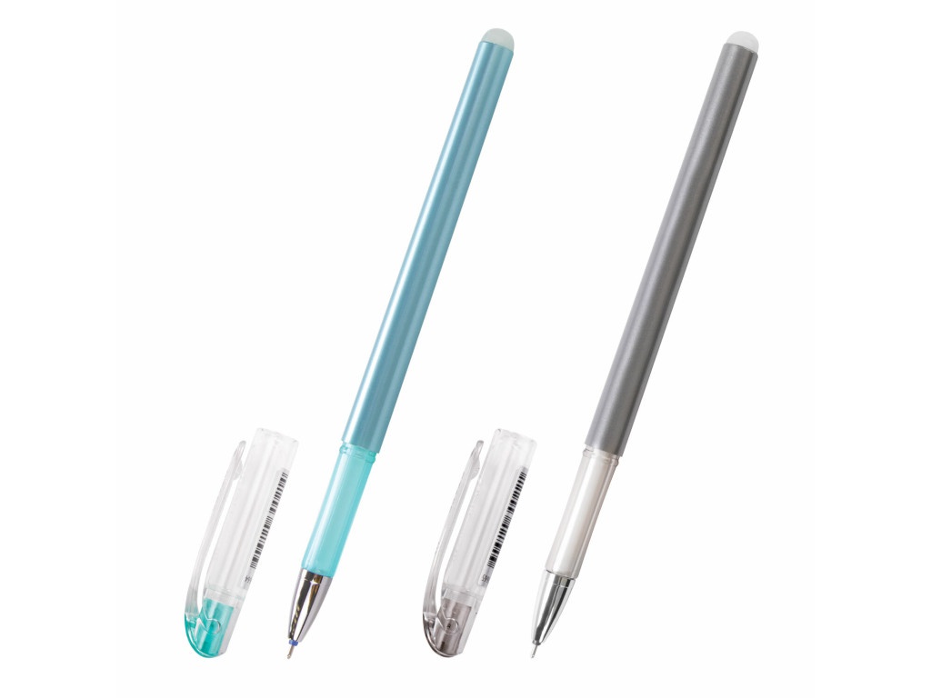 фото Ручки стираемые гелевые staff college 0.5mm 2шт стержень 1x blue / 1x black 143666