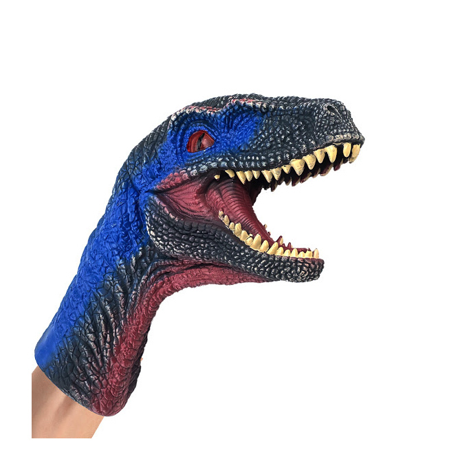 фото Фигурка-рукавица мир динозавров. элафрозав город игр