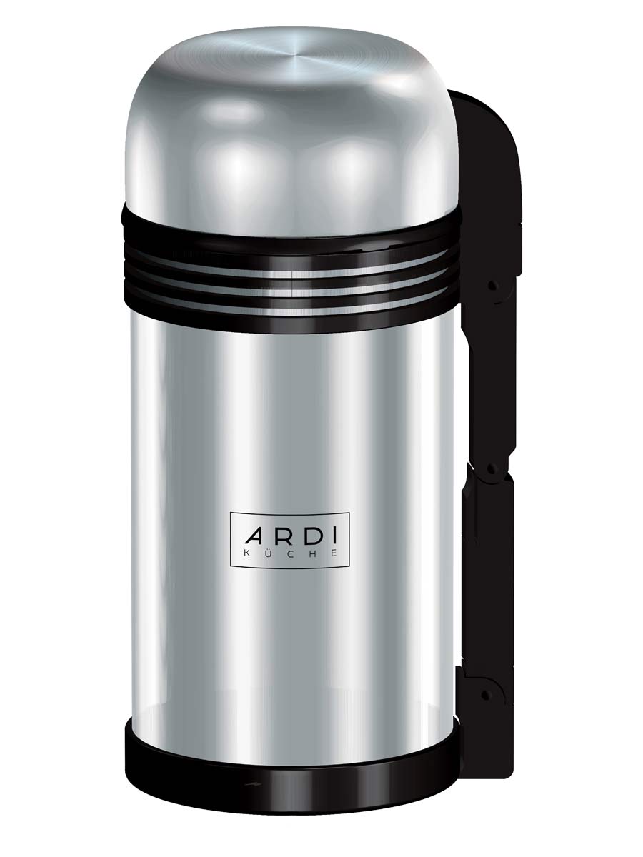 

Термос ARDI Kuche TR13-1800, 1.8 л, Серебристый, TR13