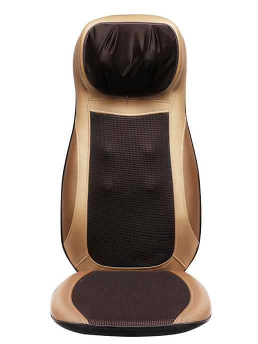 фото Массажная накидка kneading massage cushion (бежевая) fitstudio