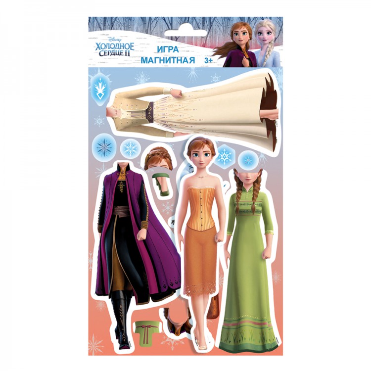 Магнитная игра Disney Холодное сердце 2 с маркировкой Disney (дизайн 2) 291393 тюбинг 1toy disney холодное сердце 85 см