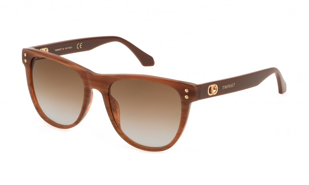 Солнцезащитные очки женские TWINSET STW004 коричневые