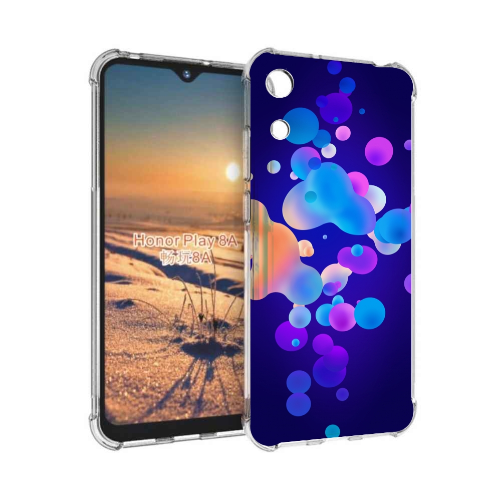 

Чехол бампер MyPads абстрактные-пузырьки для Honor 8A, Прозрачный, Tocco
