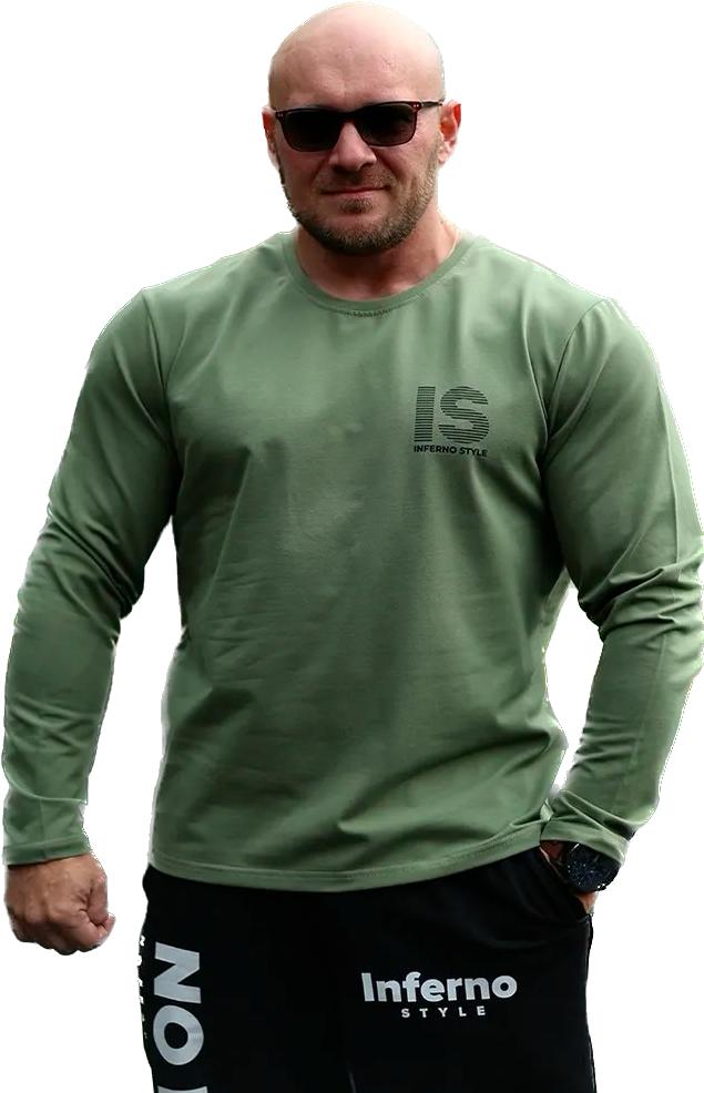 

Лонгслив мужской INFERNO style Л-001-001 хаки 2XL, Л-001-001