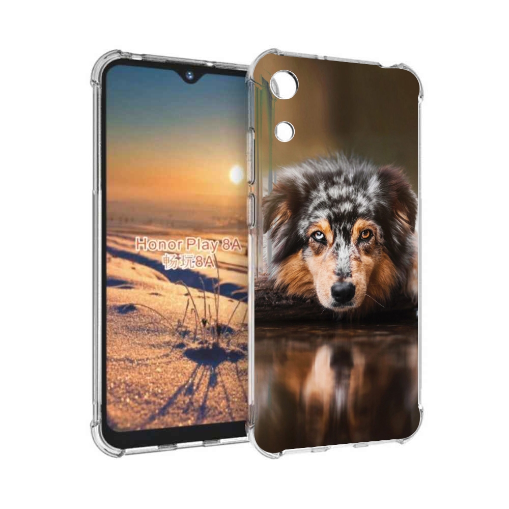 

Чехол бампер MyPads австралииская овчарка для Honor 8A, Прозрачный, Tocco