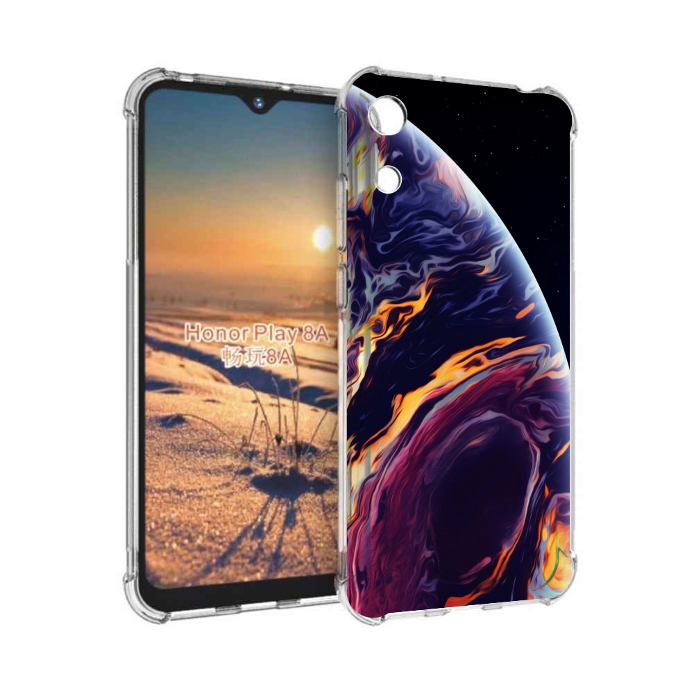 

Чехол бампер MyPads акварельная планета для Honor 8A, Прозрачный, Tocco