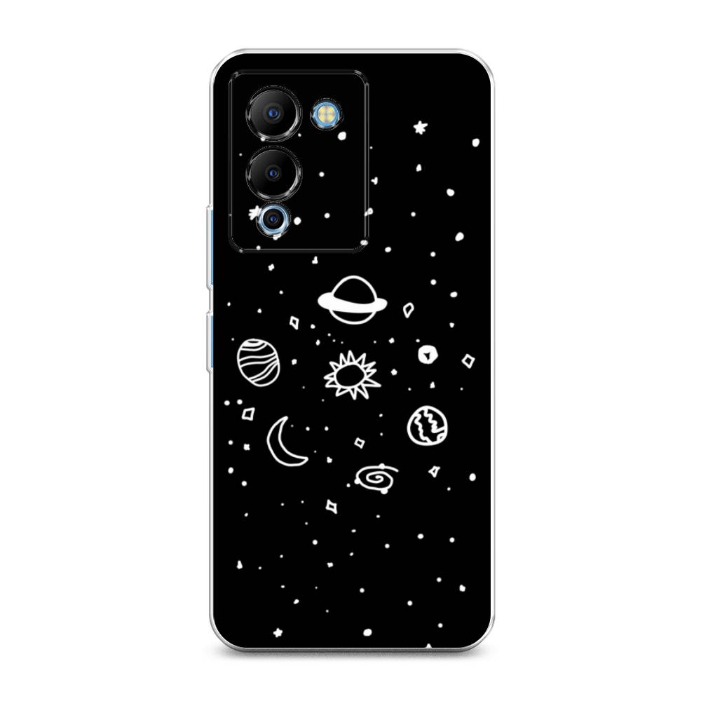 

Чехол для Infinix Note 12 G96 "Дудл солнечной системы", Бежевый;серый, 3101550-2