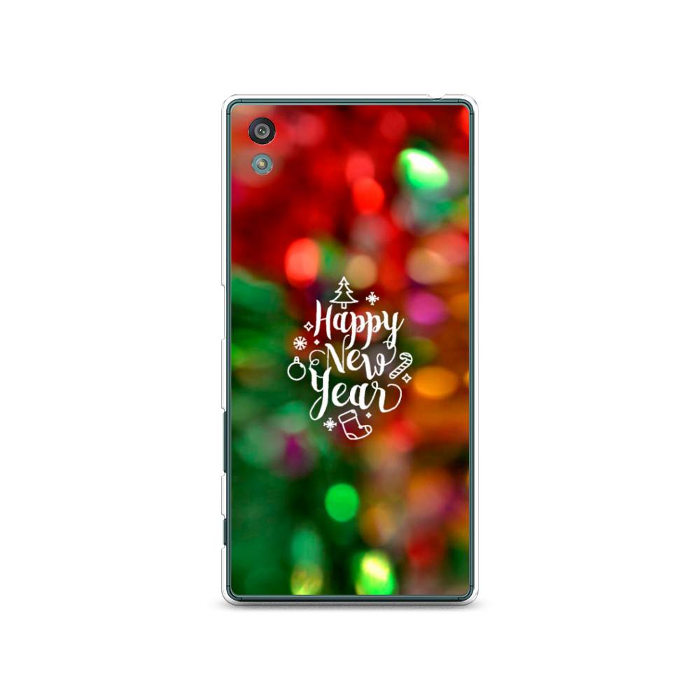 

Чехол на Sony Xperia Z5 (Z5 Dual) "Новый Год на елке", Зеленый;красный;желтый, 52150-5