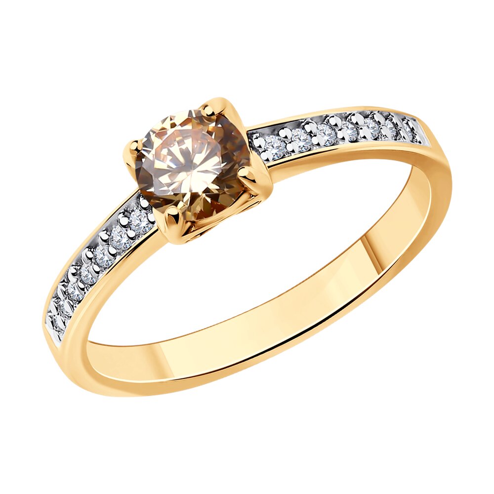 

Кольцо из серебра р. 19 Diamant 93-110-01712-2, фианит, 93-110-01712-2