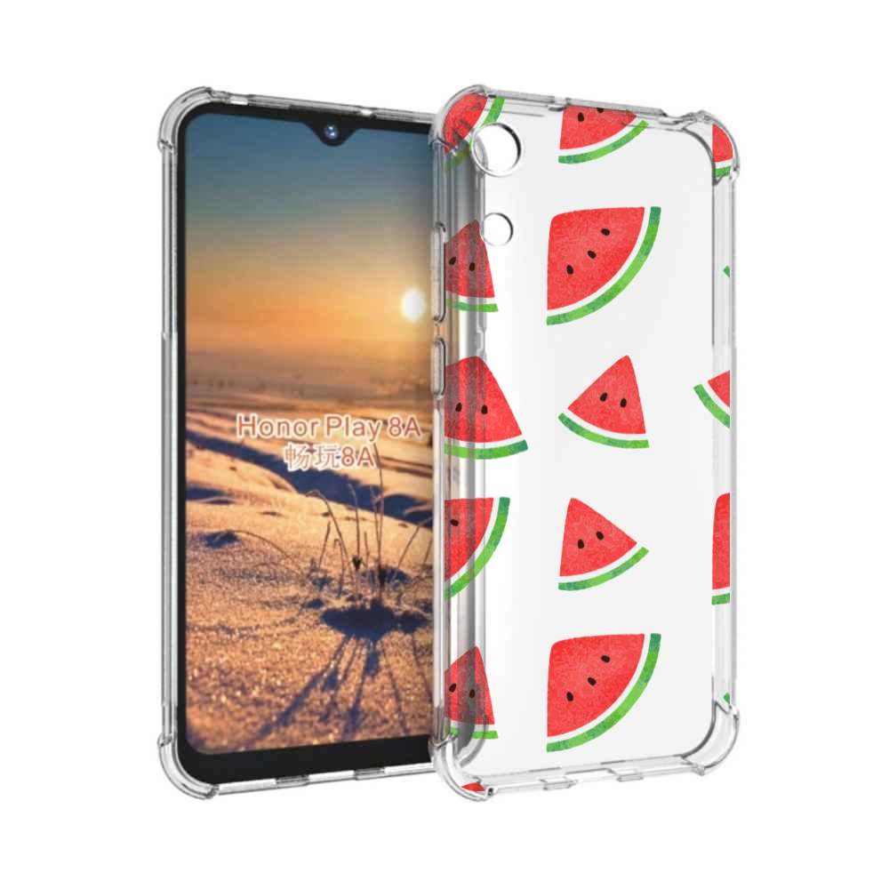 

Чехол бампер MyPads арбузики для Honor 8A, Прозрачный, Tocco
