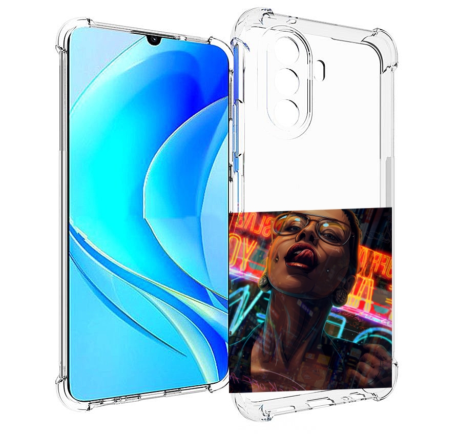 

Чехол MyPads пирсинги-в-щеках для Huawei Nova Y70 / Nova Y70 Plus (MGA-LX9N), Прозрачный, Tocco