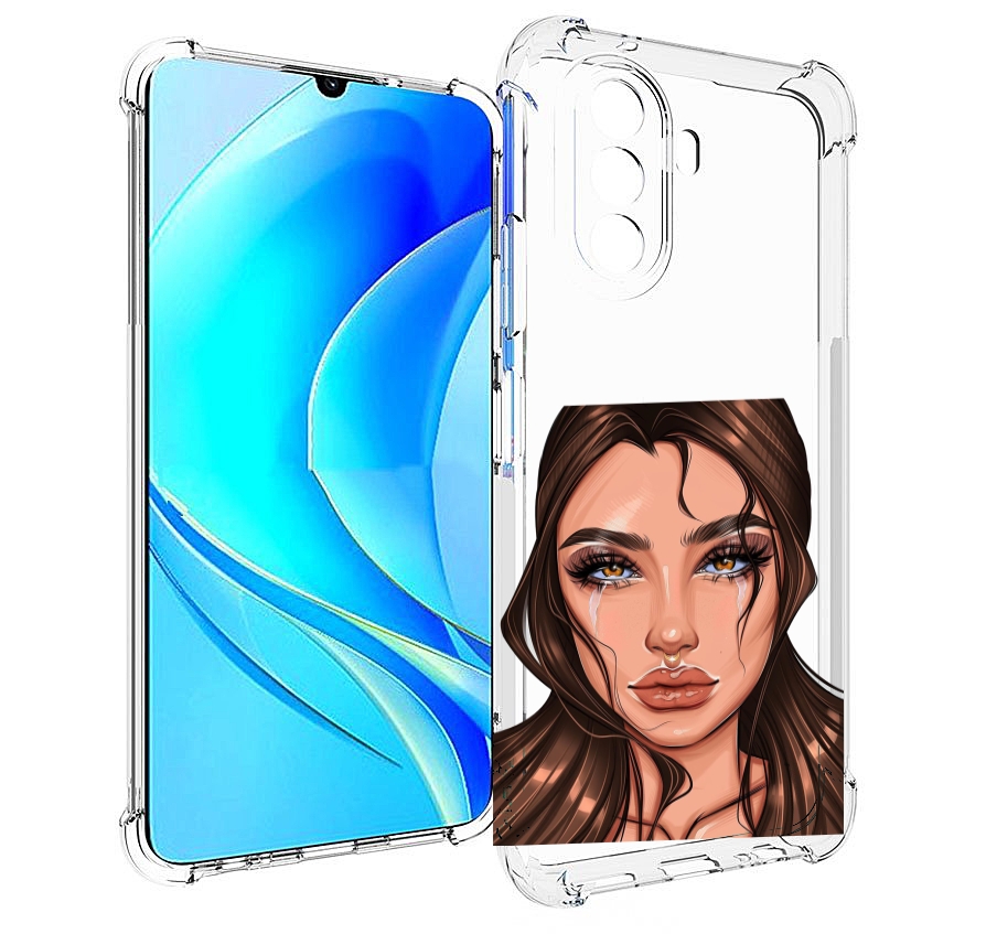 

Чехол MyPads плачущая-девушка женский для Huawei Nova Y70 / Nova Y70 Plus (MGA-LX9N), Прозрачный, Tocco