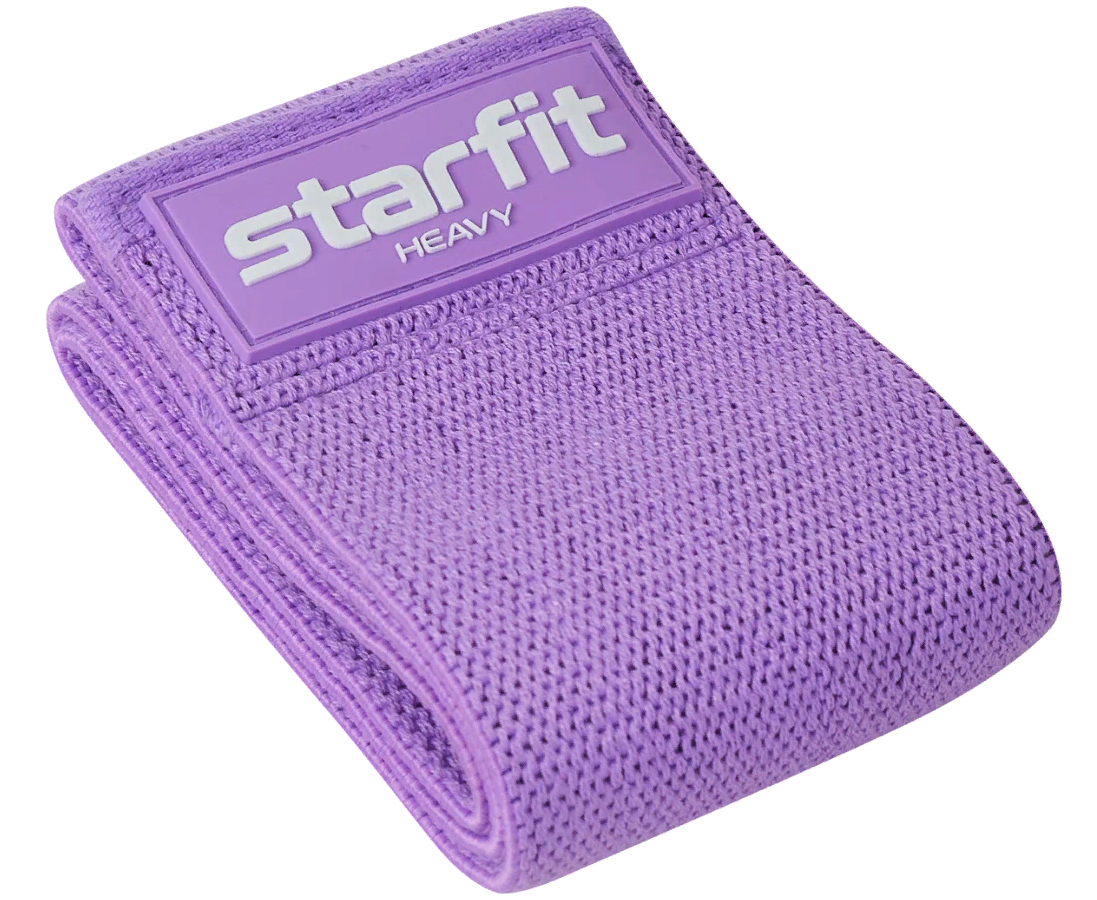 Мини-эспандер Starfit Es-204 высокая нагрузка текстиль фиолетовый пастель 554₽