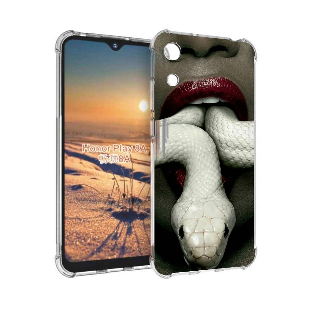 

Чехол бампер MyPads белая-змея для Honor 8A, Прозрачный, Tocco
