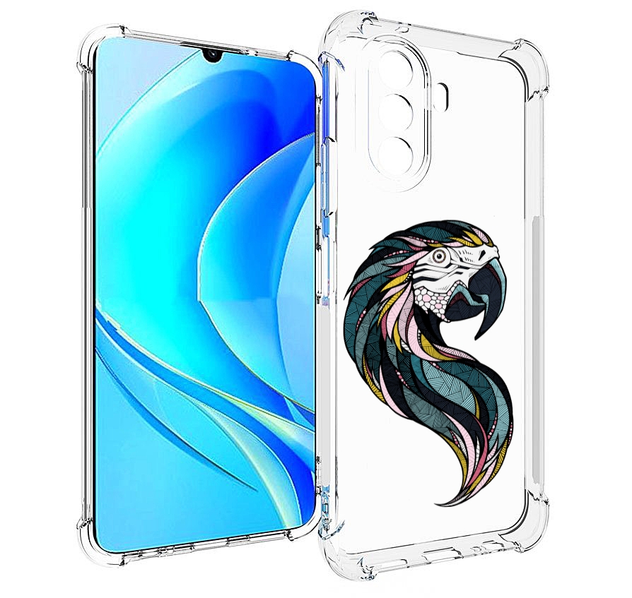 

Чехол MyPads полупопугай для Huawei Nova Y70 / Nova Y70 Plus (MGA-LX9N) / Huawei Enjoy 50, Прозрачный, Tocco