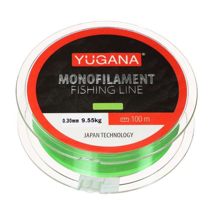 

Леска монофильная Yugana Monofilament fishing line, 0.3 мм, 9.55 кг, 100 м, Зеленый, Monofilament fishing line