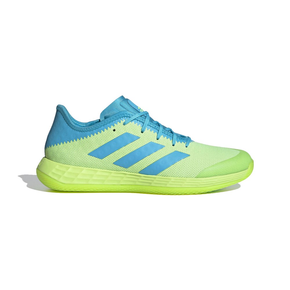 Adidas ADIZERO FASTCOURT Кроссовки волейбольные Зеленый/Голубой 42