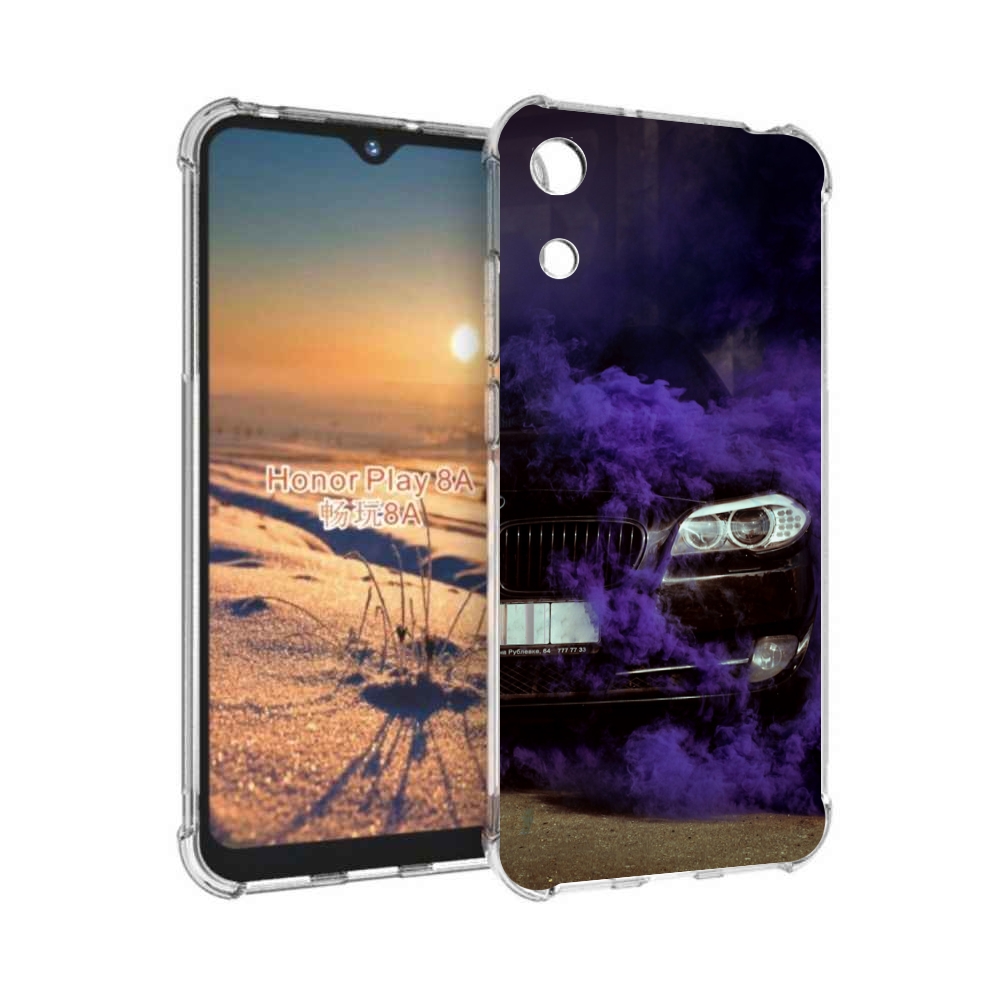 

Чехол бампер MyPads бмв-с-фиолетовым-дымом мужской для Honor 8A, Прозрачный, Tocco
