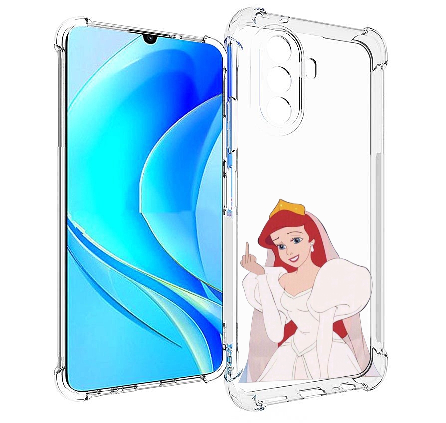 

Чехол MyPads принцесса-Русалочка-Ариель женский для Huawei Nova Y70 / Nova Y70 Plus, Прозрачный, Tocco