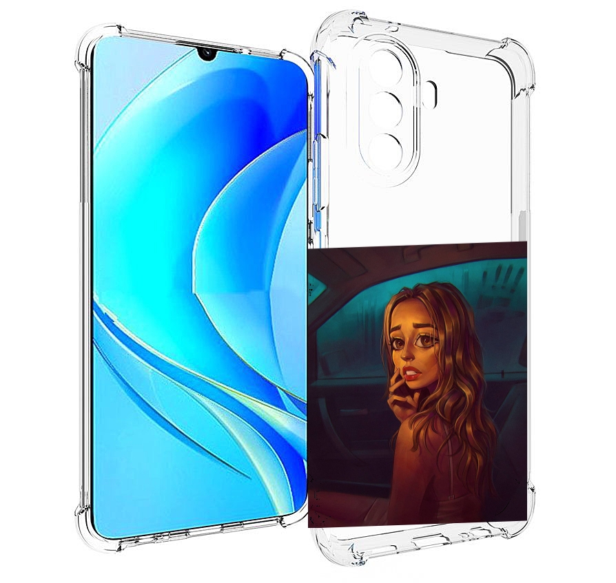

Чехол MyPads пуп-невесты женский для Huawei Nova Y70 / Nova Y70 Plus (MGA-LX9N), Прозрачный, Tocco