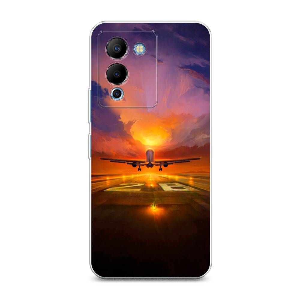 

Чехол для Infinix Note 12 G96 "Самолет на посадке", Оранжевый;синий, 3101550-6